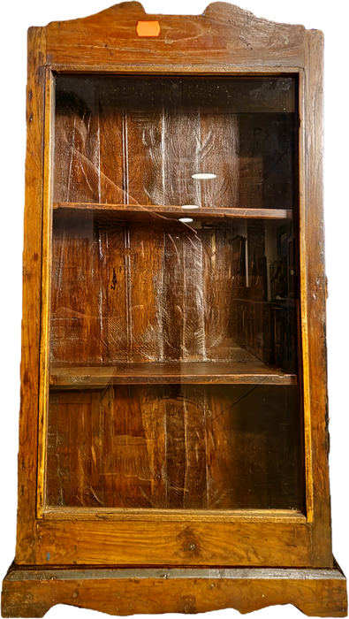Vitrine aus indischen Teakholz