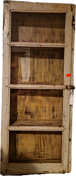 Vitrine aus indischen Teakholz