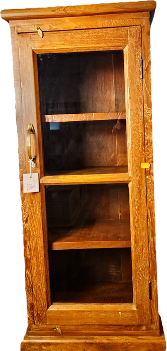 Vitrine aus indischen Teakholz
