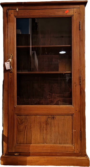 Vitrine aus indischen Teakholz