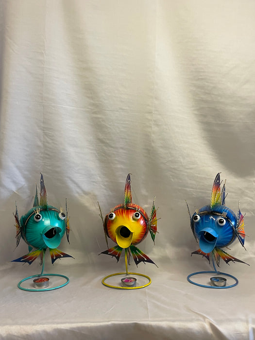 Fisch Teelichthalter