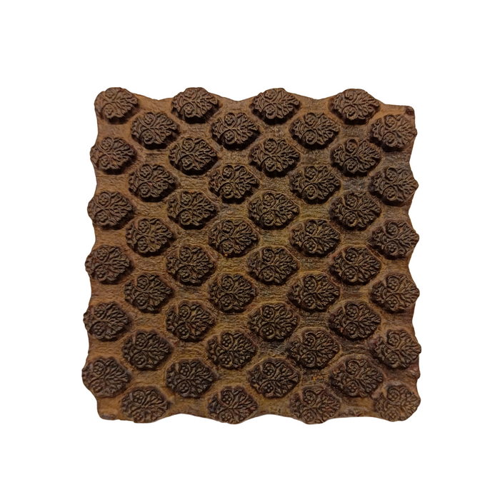 Indische Textilstempel aus Holz