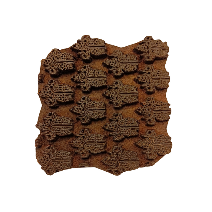 Indischer Textilstempel aus Holz