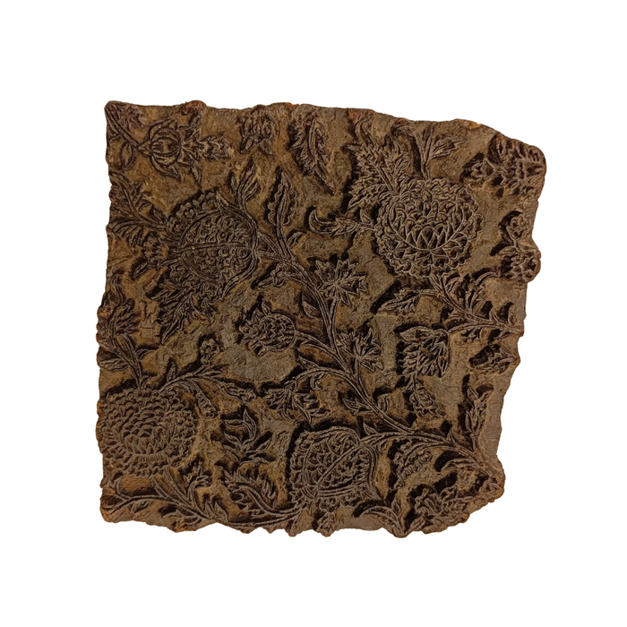 Indischer Textilstempel aus Holz