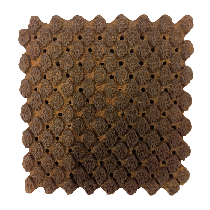 Indischer Textilstempel aus Holz