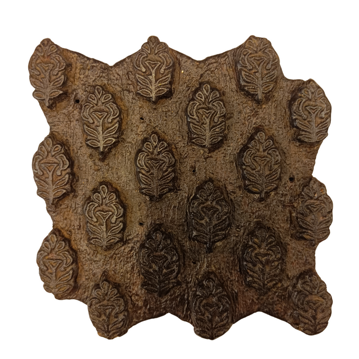 Indischer Textilstempel aus Holz