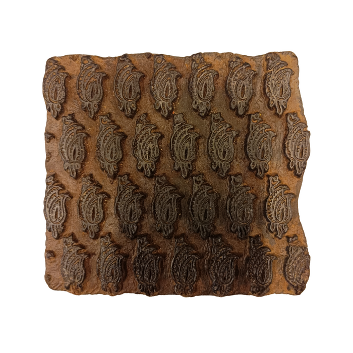 Indischer Textilstempel aus Holz