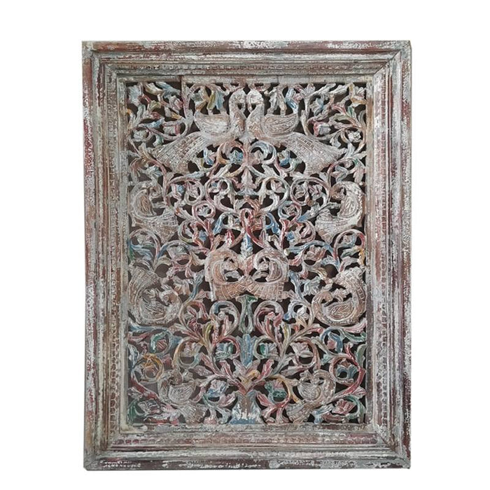 Geschnitztes Holzpanel