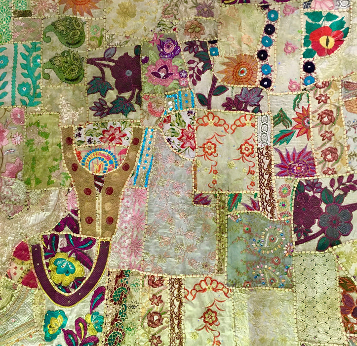 Patchwork Bettüberwurf / Wandbehang