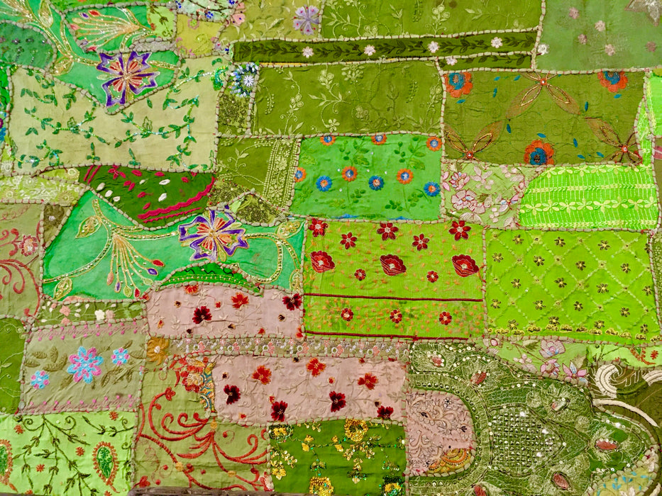 Patchwork Bettüberwurf / Wandbehang