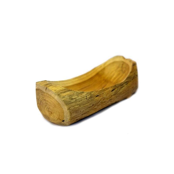 Teakholz Schale Baumstamm