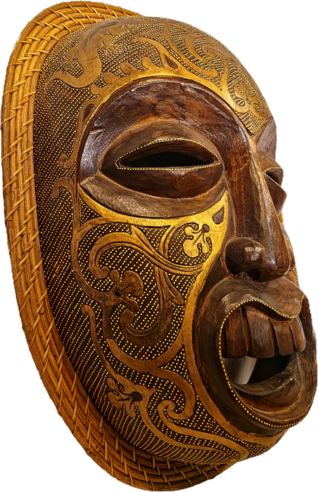 Ca. 40 Jahre alte indonesische Maske