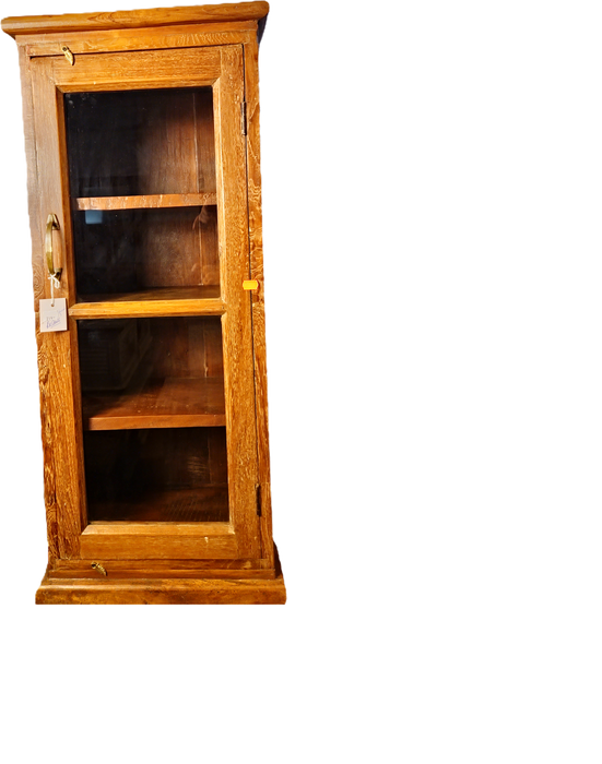 Vitrine aus indischen Teakholz