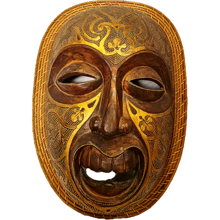 Ca. 40 Jahre alte indonesische Maske