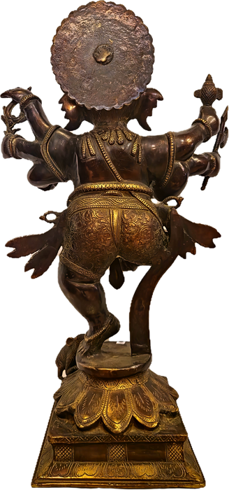 Ganesha aus gegossenem Messing