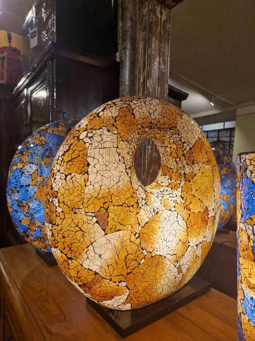 Mosaiklampen Handarbeit