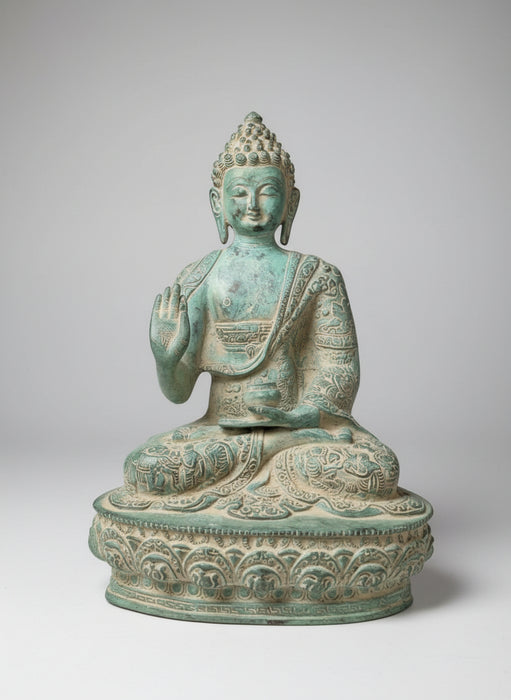 Buddha aus Messing