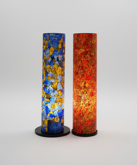 Mosaiklampen Handarbeit