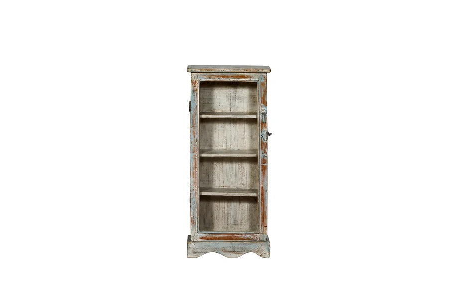 Regalvitrine Shabby White