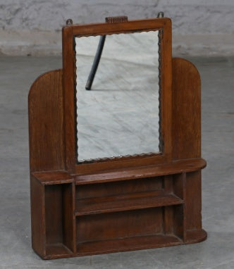 Spiegel mit Ablagen, Holz