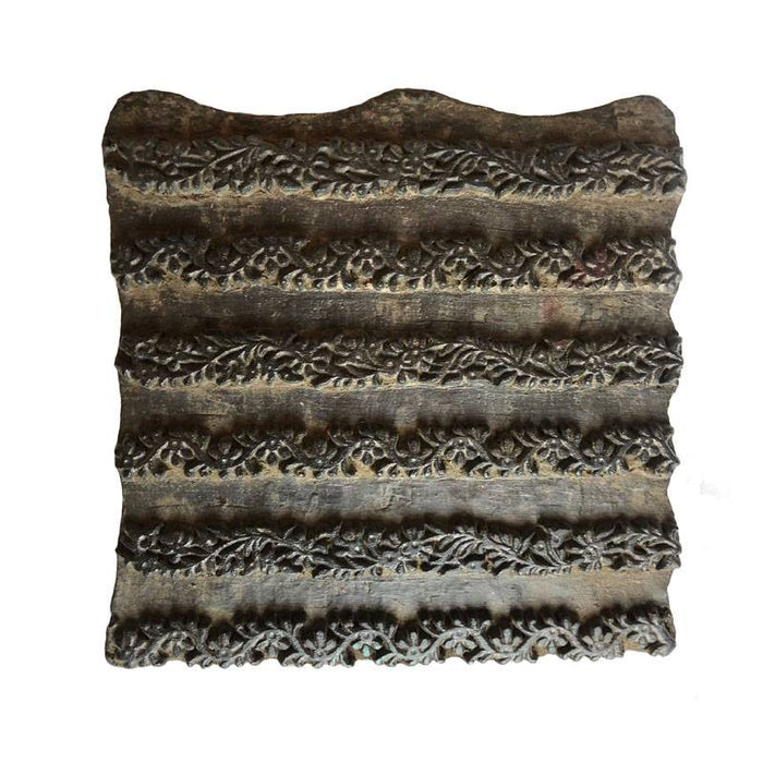 Indischer Textilstempel aus Holz 