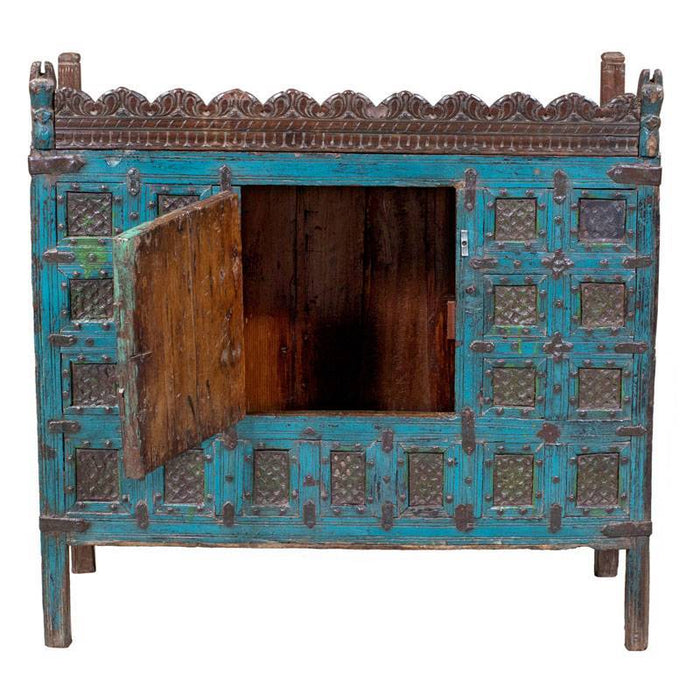 Blaue Damchyia - Box aus Indien